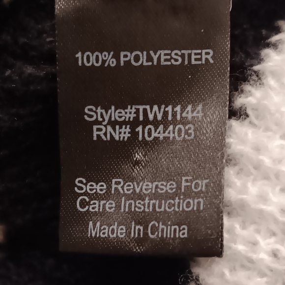 The Work Shop Sweater, Size M, Black and White Stripe - Picture 4 of 5